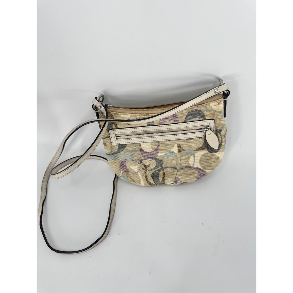 Coach Signature Soho Optic Art Crossbody Bag Women Small Multi-color Vintage y2k